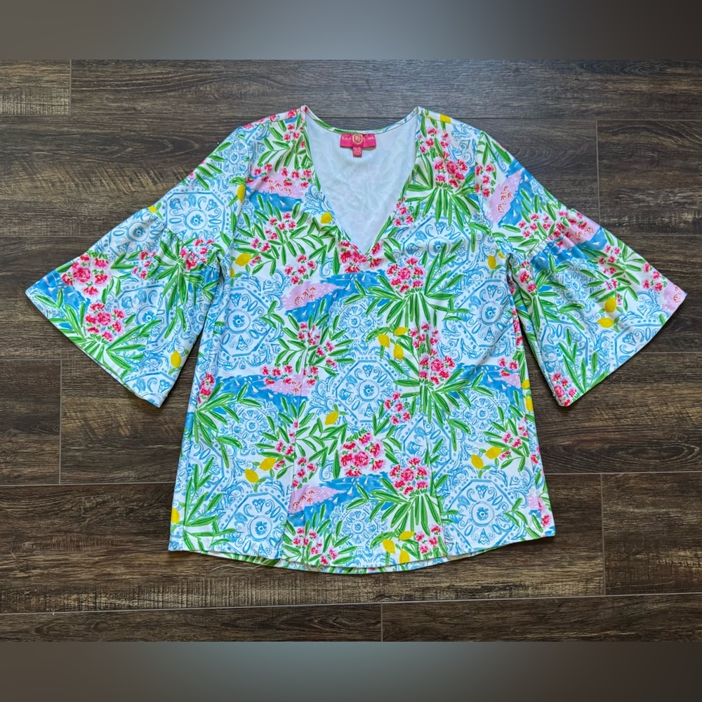 Kaeli Smith Flared Floral Shirt XS